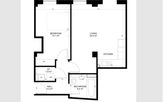 One Bedroom Apartment | To Let | St Helier | Available from April 2026